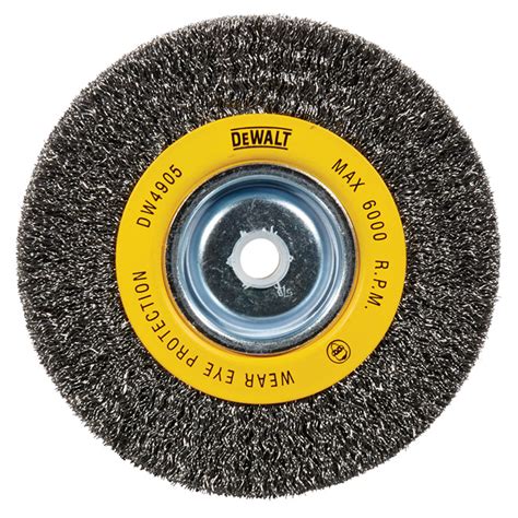 Dewalt® Dw4905 Crimped Bench Grinder Wide Face Wire Wheel