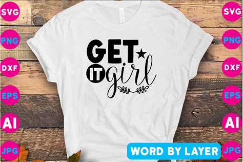 Get It Girl Svg Design Graphic By Rhdesign · Creative Fabrica