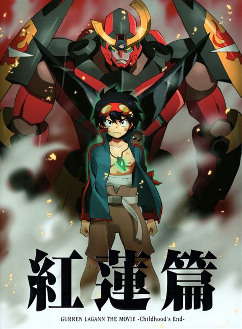 Gurren Lagann Poster - Gurren Lagann Yoko Kamina Simon Watercolor A3 ...