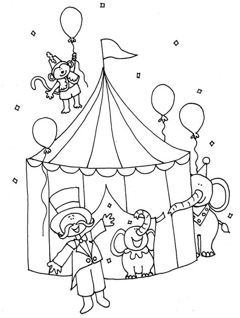 Midisegniit Dibujos Para Colorear Circus Activities Circus Crafts