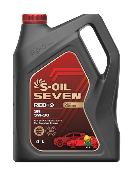 Купить S-oil SEVEN RED9 SN 5W30 100% синтетика (4л.) e107623 S-Oil ...