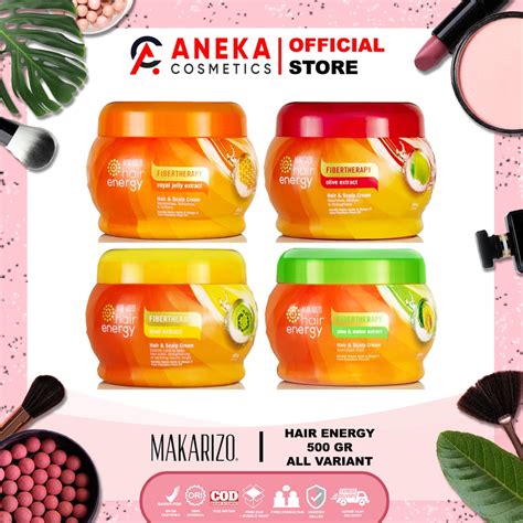 Jual Makarizo Hair Energy Fibertherapy Hair Scalp Creambath Gr