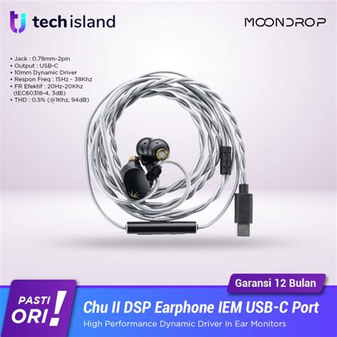 Promo Moondrop Chu 2 Chu2 Chu II DSP In Ear Monitors USB C IEM