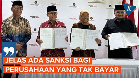 Kemnaker Minta Perusahaan Bayar THR Lebih Awal Tak Boleh Dicicil