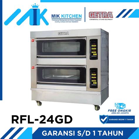 Jual New Getra Gas Backing Oven Deck Tray Rfl Gd Rfl Gd Rfl