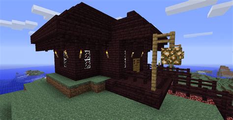 Nether brick House Minecraft Map