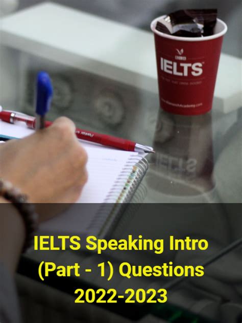 IELTS Speaking Intro Part 1 Questions 2022 2023 Word Coach