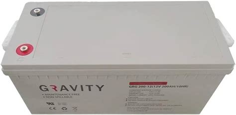 Gravity 12V 200Ah GEL Deep Cycle VRLA Battery Perfect For Solar Wind