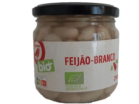 Feijão Auchan Branco Bio Cozido 290g AUCHAN BIO Nutripédia