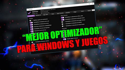 EL MEJOR OPTIMIZADOR PARA WINDOWS Y JUEGOS EN 2023 WINDOWS Y JUEGOS