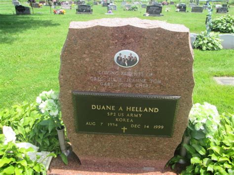 Duane Albert Dewey Helland 1934 1999 Find A Grave Memorial