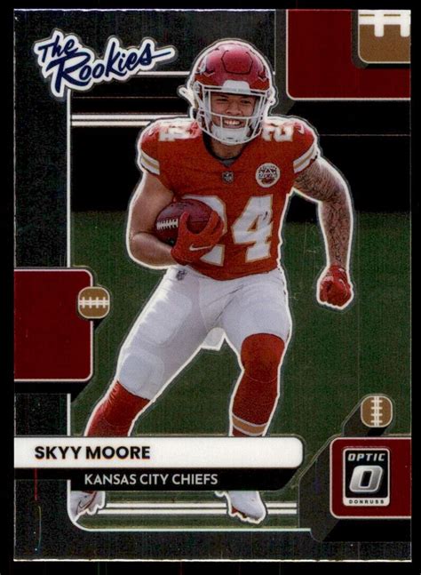 Donruss Optic The Rookies Skyy Moore Kansas City Chiefs Tr Ebay