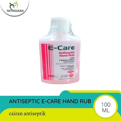 Jual Antiseptic E Care Hand Rub 100ml Shopee Indonesia