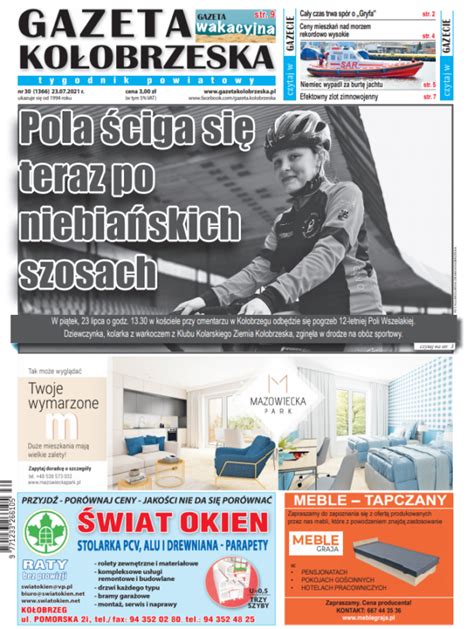 Gazeta Ko Obrzeska Wydanie Z Lipca R Gazeta Ko Obrzeska