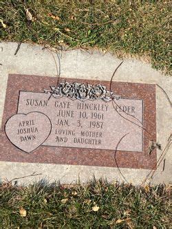 Susan Gaye Hinckley Elder Find A Grave Memorial