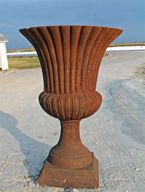 Cast Iron Garden Urn Planters