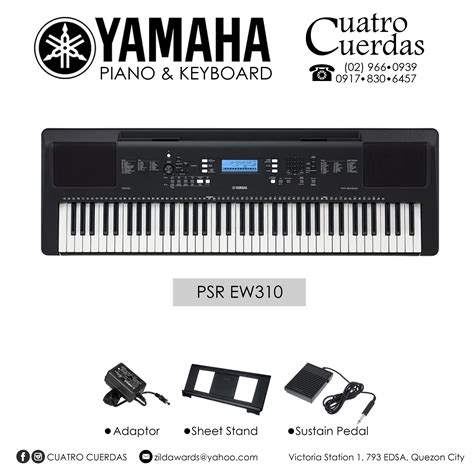 Yamaha Psr Ew310 76 Keys Portable Keyboard Lazada Ph