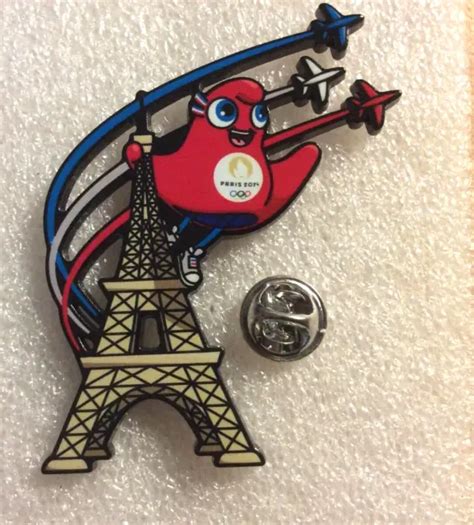 Pin S Jeux Olympiques Paris Neuf Tour Eiffel Patrouille De