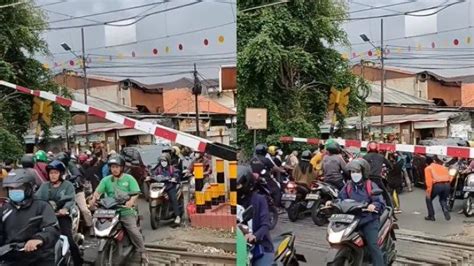 Viral Aksi Menantang Maut Para Pengendara Di Jakarta Timur Nekat Lewat