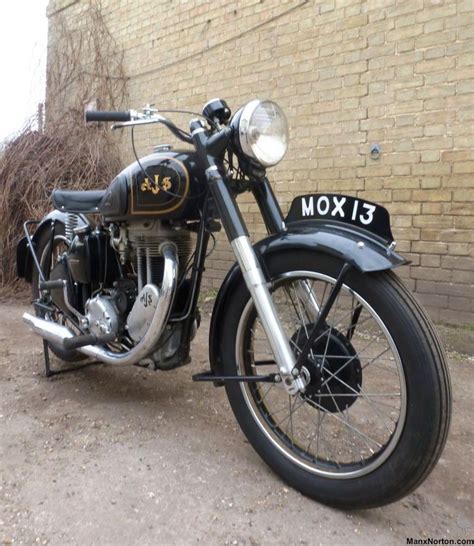 Ajs 1952 Model 18 500cc Mox13 Vintage British Motorcycles Artofit