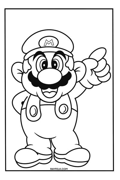 Bullet Bill Coloring Pages