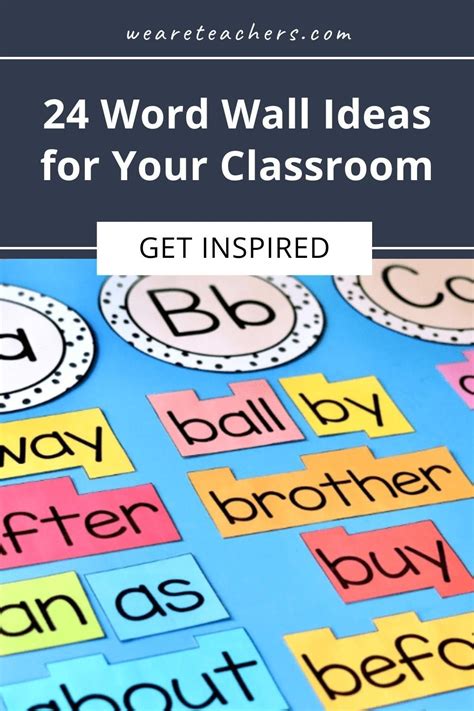 24 creative word wall ideas for your classroom – Artofit