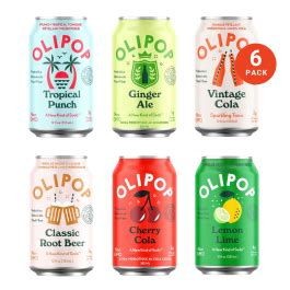 Olipop Prebiotic Sparkling Tonic Soda Licious Variety At Naturamarket