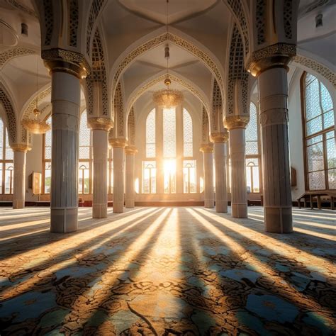 Premium AI Image | mosque interior