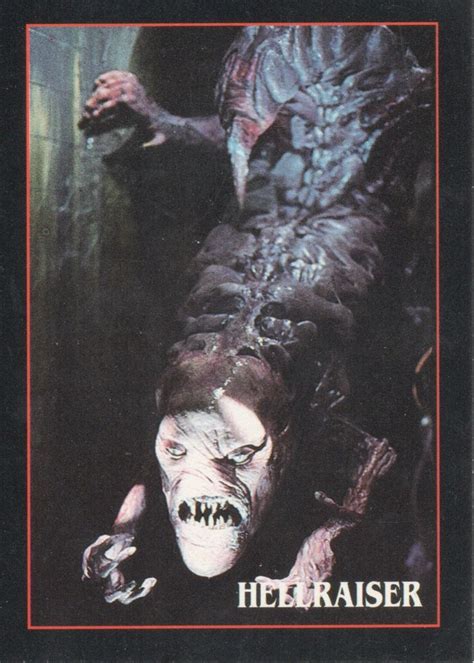 hellraiser trading card   cenobites  cenobites hellraiser