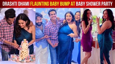 Madhubala Actress Drashti Dhami Grand Entry At Baby Shower Party With