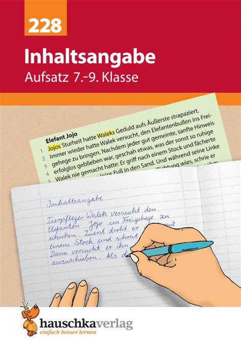 PDF Aufsatz 7 9 Klasse viele Tipps und Übungen verschiedene