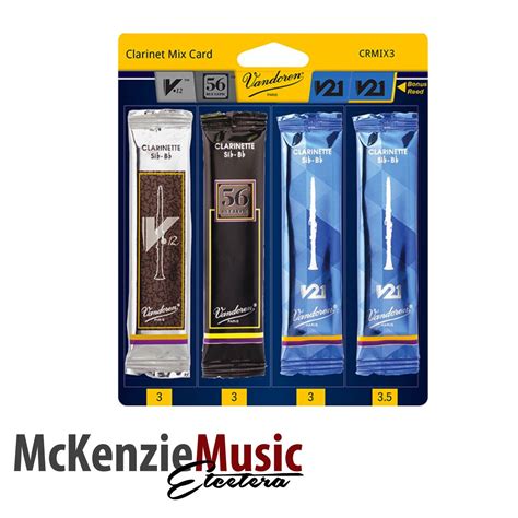 Vandoren Classic Clarinet Reed Mix Pack McKenzie Music Etcetera