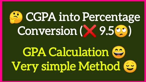 Cgpa Into Percentage Conversion Easy Steps Gpa Cgpa All Doubts Hot