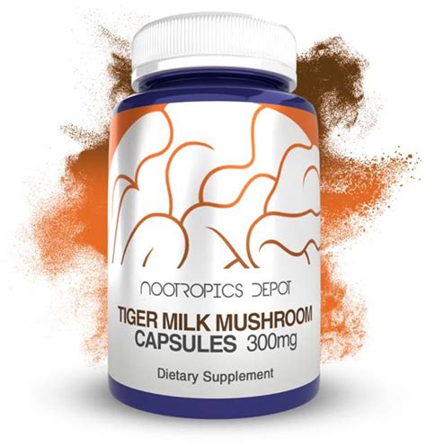 Tiger Milk Mushroom Capsules | 300mg | Lignosus rhinocerus sclerotium ...