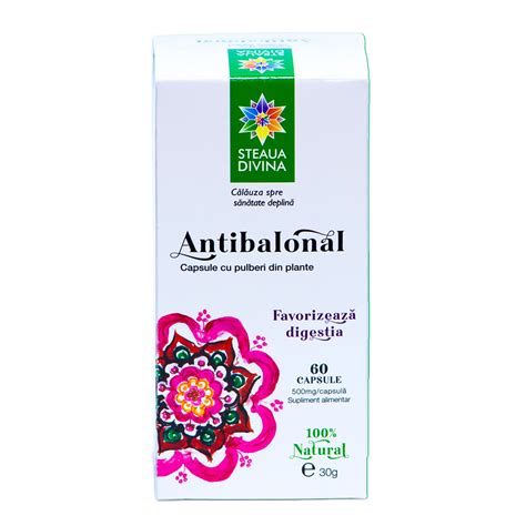 Antibalonal 500mg 60 Capsule Steaua Divina Dr Max Farmacie