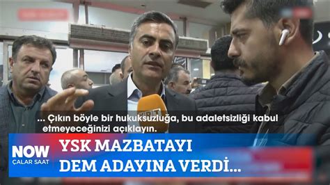 YSK mazbatayı DEM adayına verdi 4 Nisan 2024 İlker Karagöz ile Çalar