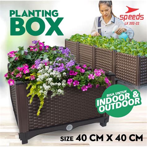 Jual Speeds Planting Box 40x40cm Tanaman Plastik Pot Bunga Planter