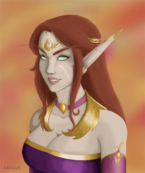 [oc] [art] Fiorana Sunseeker Elf War Mage By Catilus R Dnd