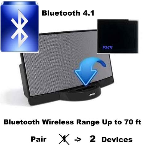 Bmr A2dp Bluetooth Adapter Bluetooth Music Receiver Adapter For Bose Apple 30 Pin Sounddock