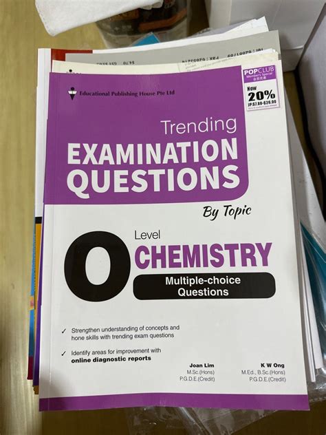 O Level Chemistry Mcq Hobbies Toys Books Magazines Textbooks On