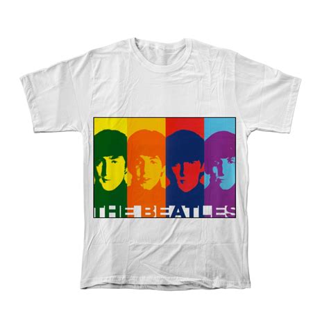 Jual The Beatles Tshirt Kaos Pria White Cetak Satuan Dan Meteran