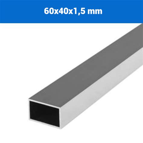 Tubo Rectangular De Aluminio 60x40x1 5 Mm Ferros La Pobla