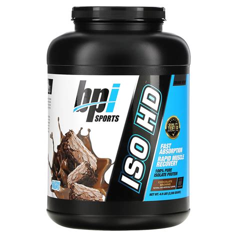 Bpi Sports Iso Hd Pure Isolate Protein Chocolate Brownie