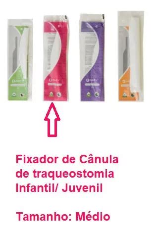 Kit C Fixador Medfix Infantil M Colar P Traqueostomia Frete Gr Tis