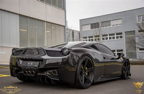 Ferrari 458 Spider Black Wallpaper