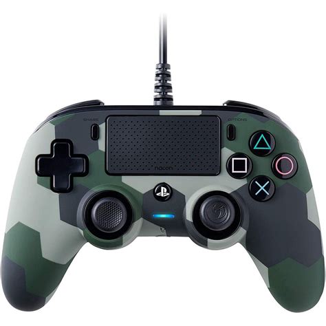 Controle Nacon Wired Compact Controller Camo Green Fio No Shoptime