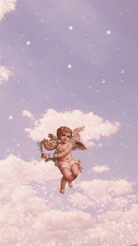 Wallpaper Angel Wallpaper Iphone Wallpaper Vintage Cute Wallpapers