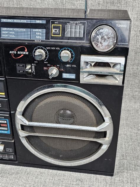 Rare Vintage Lasonic Trc 931 Ghetto Blaster Boombox For Parts Or Repair Turns On Ebay