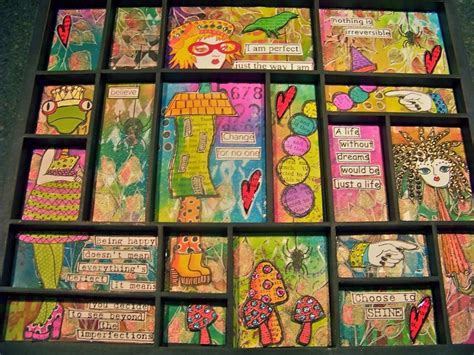 Dyan Reaveley Mixed Media Art Canvas Art Journal Inspiration Mixed