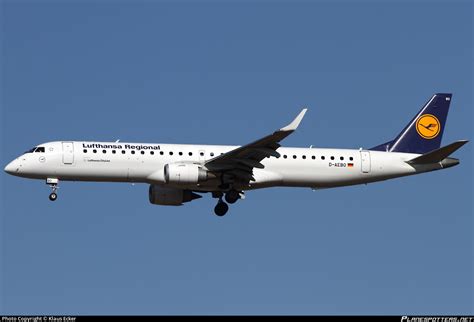 D AEBO Lufthansa Regional Embraer ERJ 195LR ERJ 190 200 LR Photo By